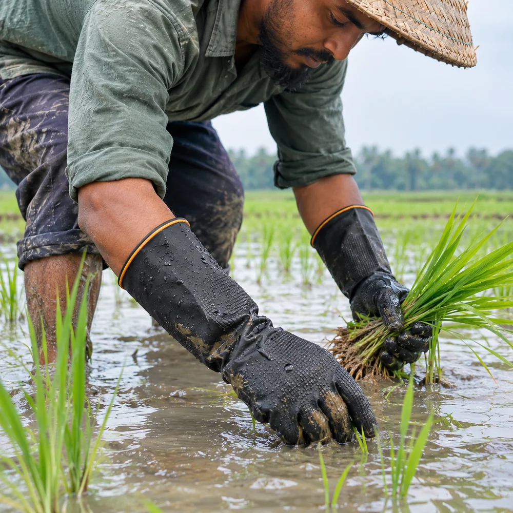 গ্লাভস ব্যবহার - কৃষি কাজ